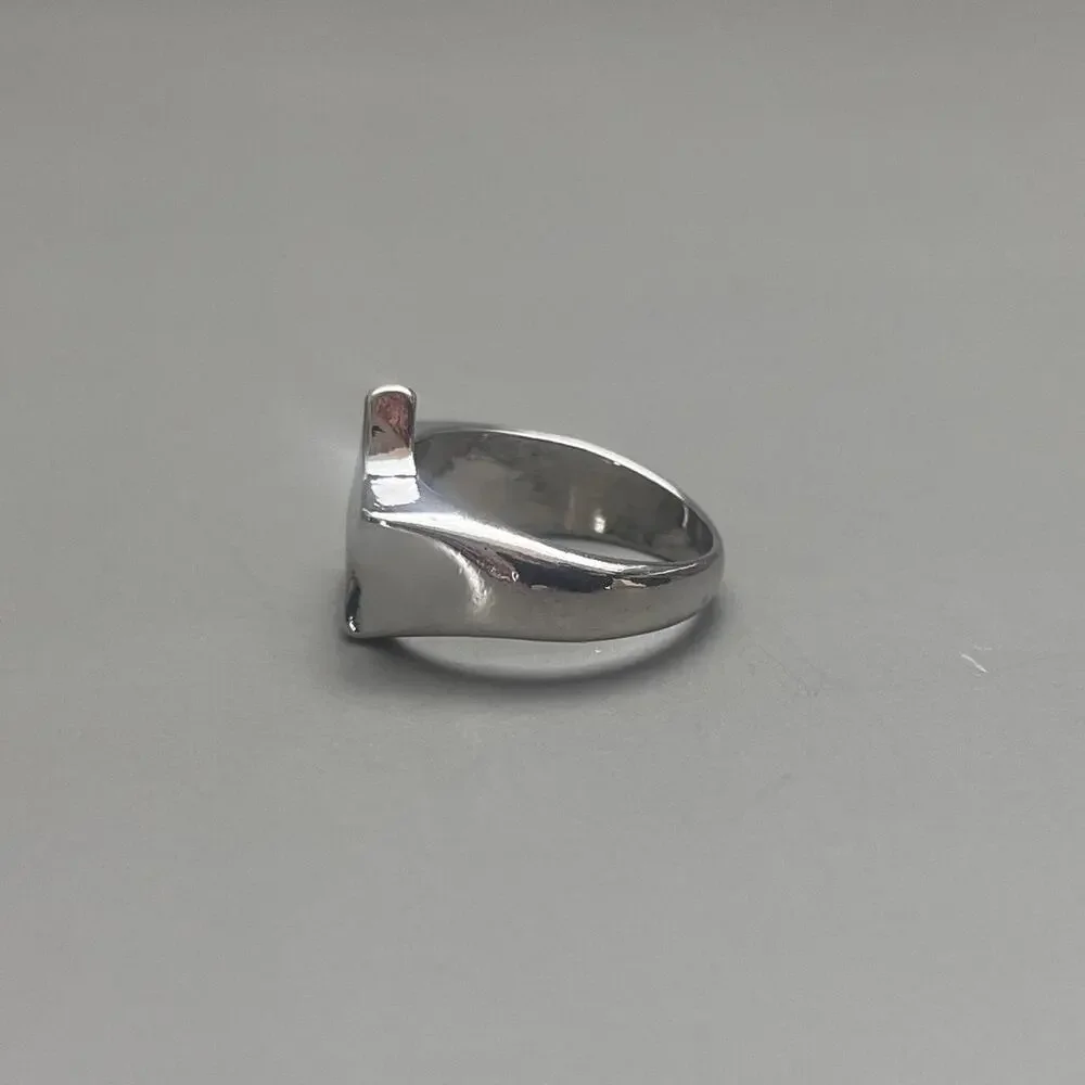 Y2K Vintage Silver Star Ring – Size 8, Unisex, Brand New - Picture 5 of 14